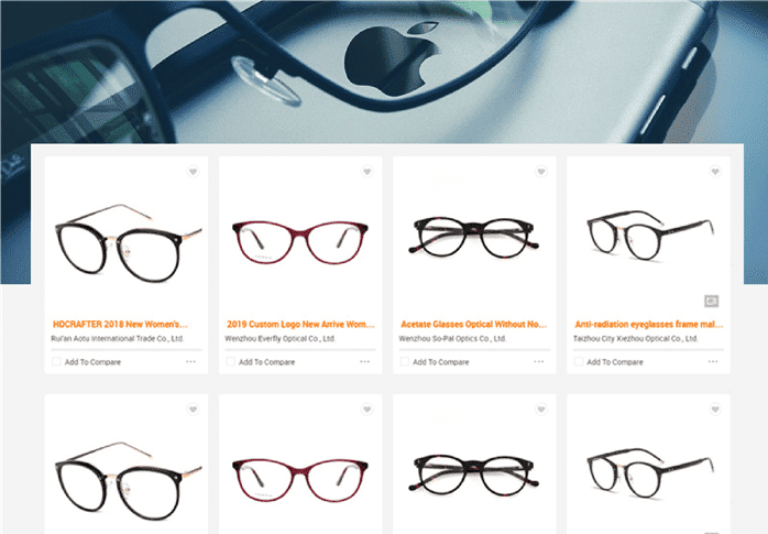 Magento website development eyewear