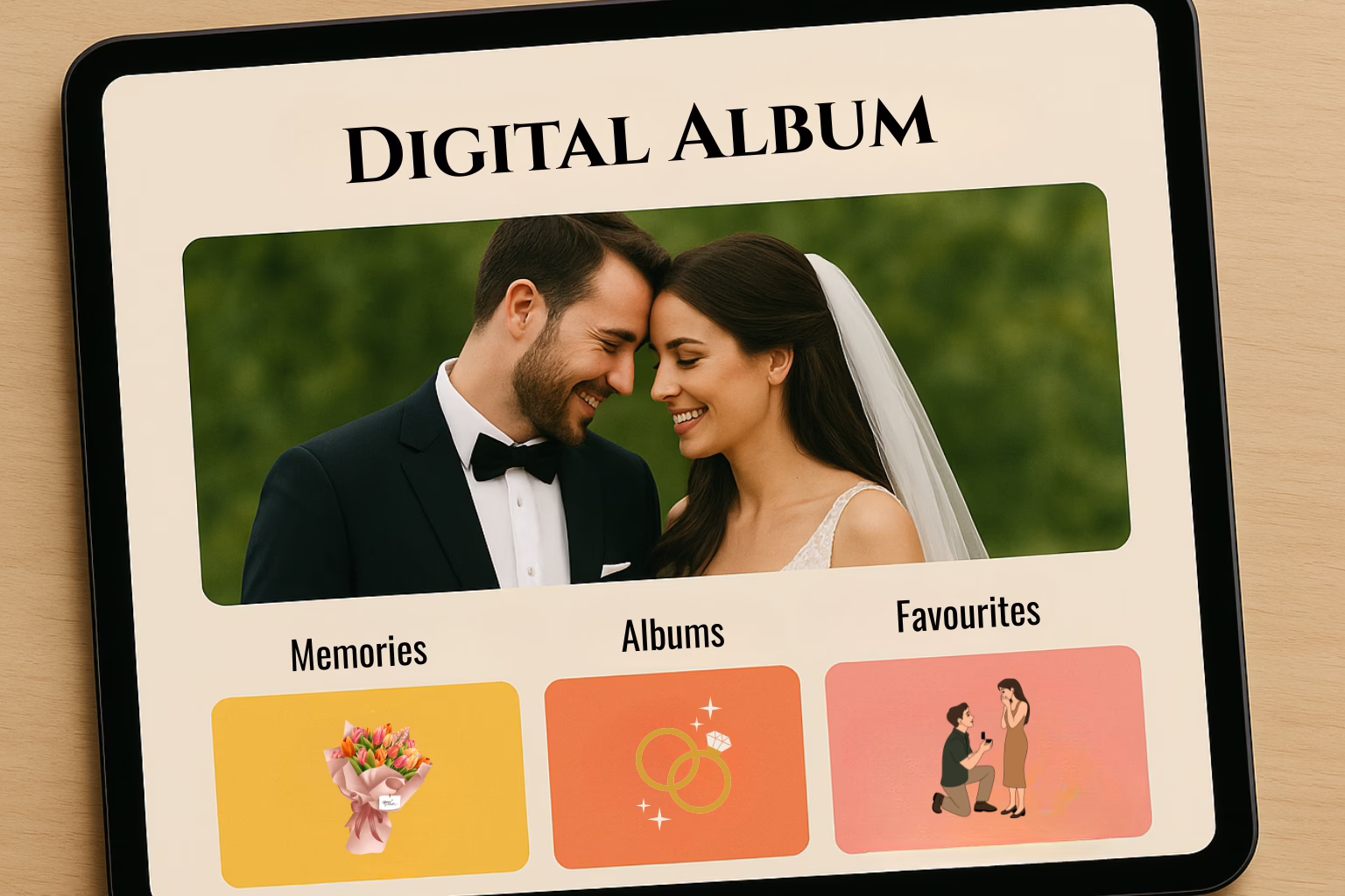 Digital album Digital wedding allbum